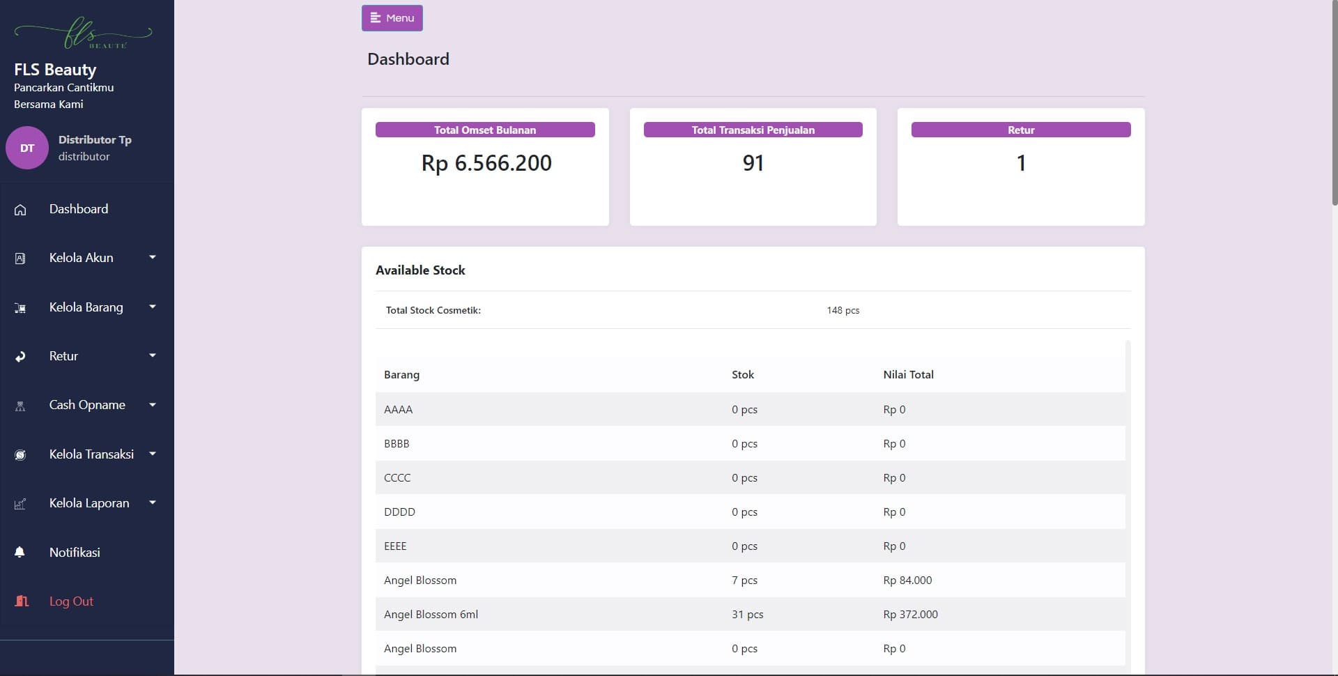 Project Internship FLS Beaute